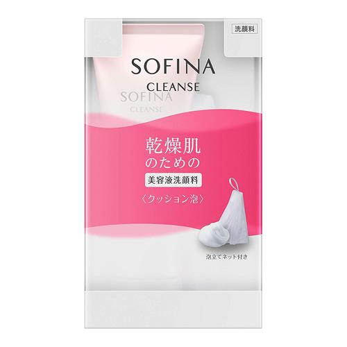 ソフィーナ 乾燥肌のための美容液洗顔料 クッション泡