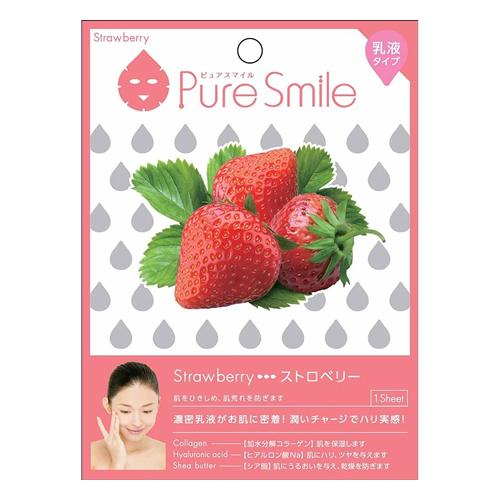 Pure Smile(ピュアスマイル) 乳液エッセンスマスク ストロベリー