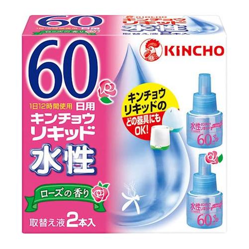 KINCHO 水性キンチョウリキッド 60日 ローズの香り 取替え液