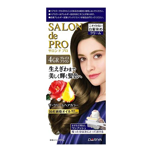 サロンドプロ ザ・クリームヘアカラー 4GR グレイスブラウン