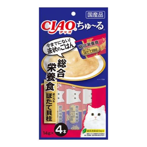 いなば 猫用総合栄養食 CIAOちゅ〜る(チャオちゅーる) まぐろ&ほたて貝柱