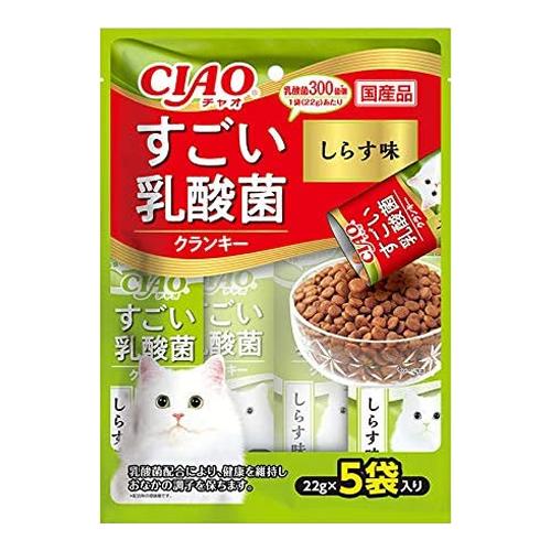 いなば 猫用 CIAO(チャオ)すごい乳酸菌クランキー しらす味
