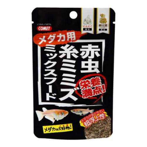 コメット(COMET) 赤虫･糸ミミズミックスフード納豆菌 メダカ用 