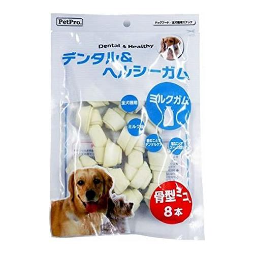 ペットプロ デンタル&ヘルシーガム ミルクガム 骨型ミニ