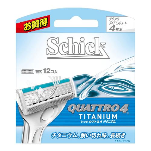 Schick(シック) クアトロ4 チタニウム 替刃