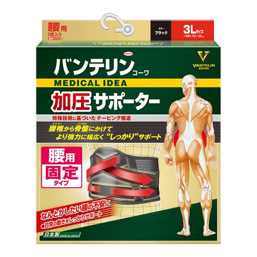 バンテリンコーワ加圧サポーター腰用 3Lサイズ