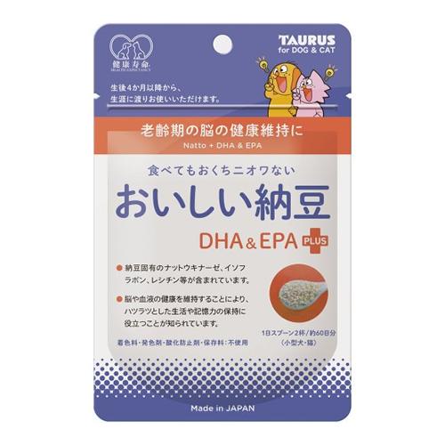 トーラス 健康寿命 おいしい納豆 DHA&EPAプラス 犬猫用