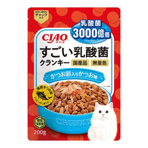 いなば 猫用 CIAO(チャオ) すごい乳酸菌 クランキー かつお節入り かつお味