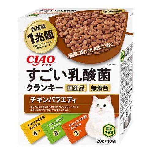 いなば 猫用 CIAO(チャオ)すごい乳酸菌クランキー チキンバラエティ