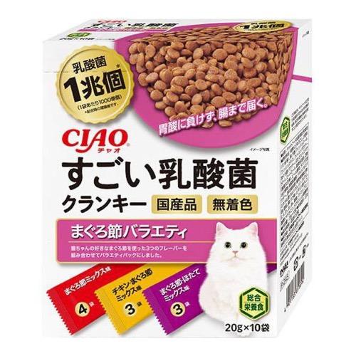 いなば 猫用 CIAO(チャオ)すごい乳酸菌クランキー まぐろ節バラエティ