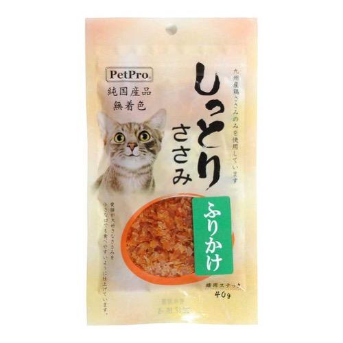 ペットプロ 猫用 純国産しっとりささみ ふりかけ