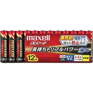 maxell(マクセル) アルカリ乾電池「ボルテージ」 単4形 LR03(T)12P