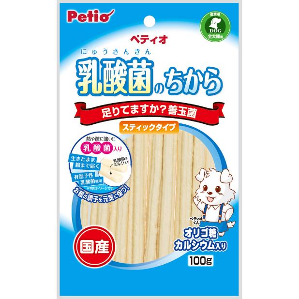 ペティオ 犬用 乳酸菌のちから スティックタイプ