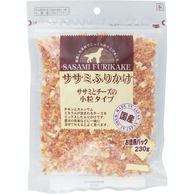 九州ペットフード 犬用 お買い得ふりかけ 鶏ささみとチーズの小粒タイプ