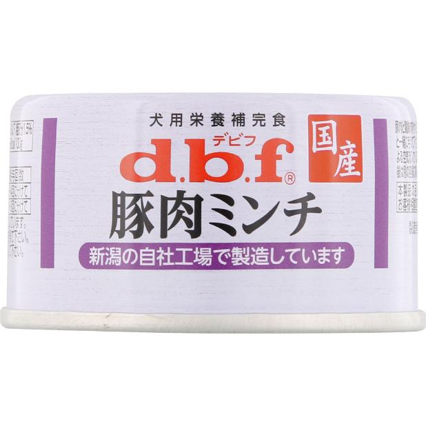 dbf(デビフ) 缶詰 犬用栄養補完食 豚肉ミンチ