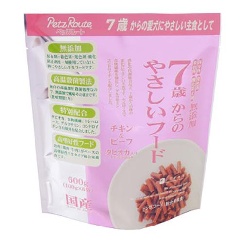 7歳からのやさしいフード チキン&ビーフ 犬用