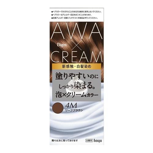 ビゲン 泡クリームカラー 白髪用 4Mリーフブラウン