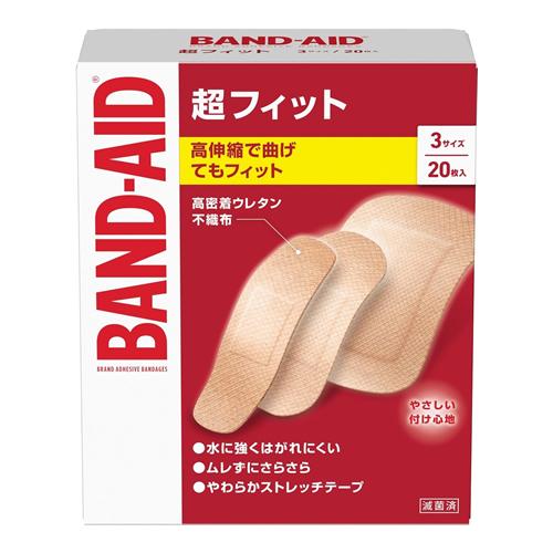 BAND-AID(バンドエイド) 超フィット 3サイズ(M・ワイド・L)