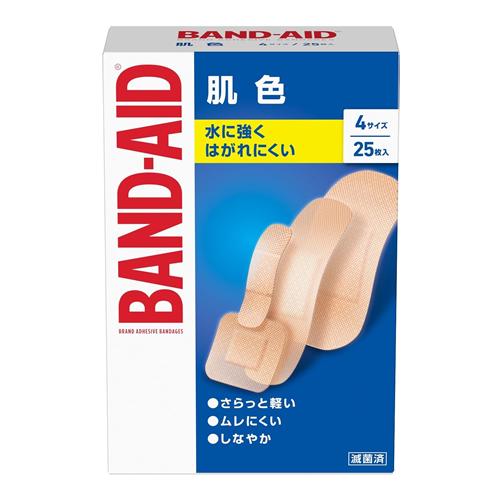 BAND-AID(バンドエイド) 肌色 4サイズ(M・ワイド・パッチ・SS)