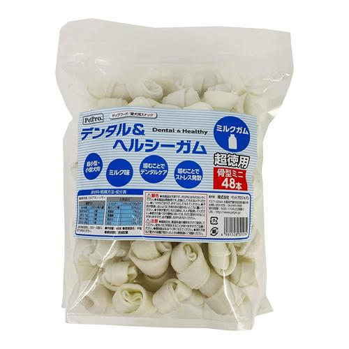 ペットプロ デンタル&ヘルシーガム ミルクガム 骨型ミニ