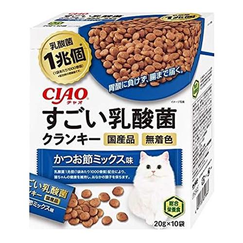 いなば 猫用 CIAO(チャオ)すごい乳酸菌クランキー かつお節ミックス味