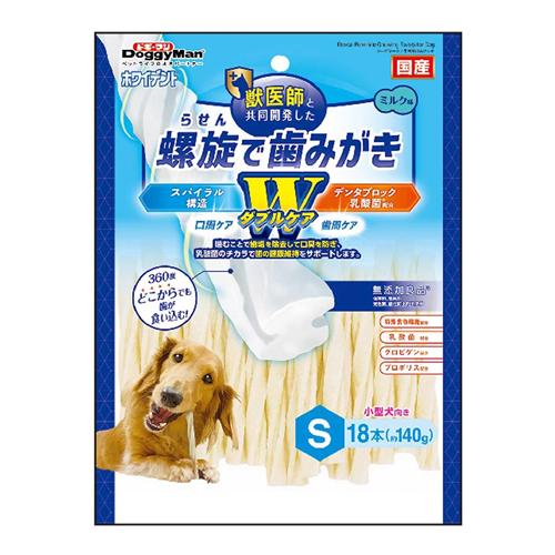 ドギーマン ホワイデント 螺旋で歯みがき Wケア 