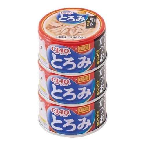 いなば CIAO(チャオ) とろみ 猫缶 ささみ・かつお ホタテ味