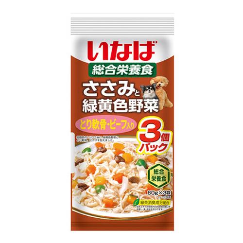 いなば 犬用総合栄養食 ささみと緑黄色野菜 とり軟骨・ビーフ入り