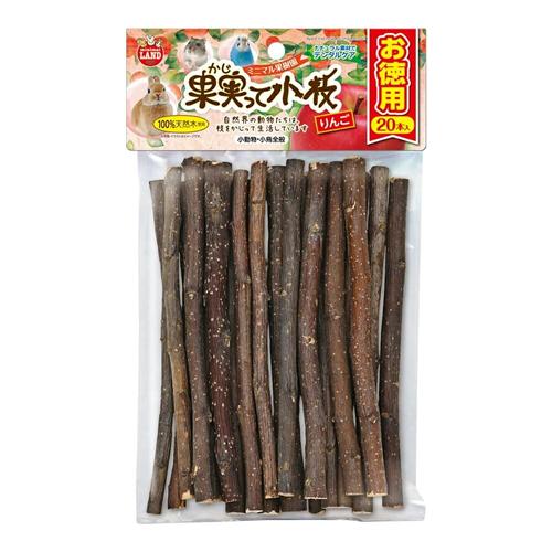 ミニマルランド 小動物・小鳥用かじり木 果実って小枝 りんご