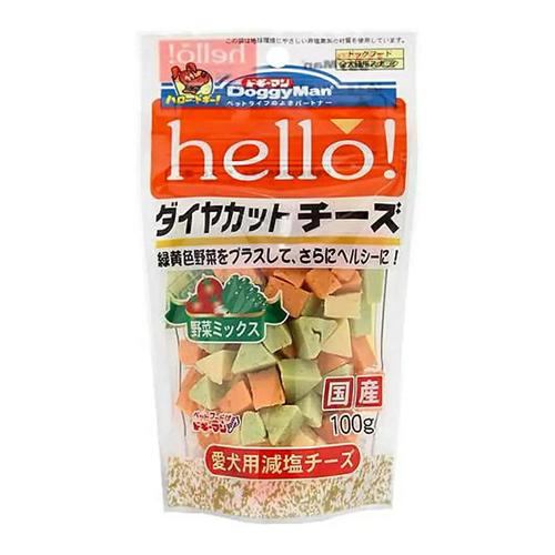 ドギーマン hello!ダイヤカットチーズ 野菜ミックス