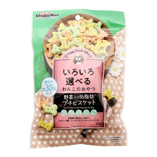 ドギーマン 犬用おやつ ドギースナックバリュー 野菜入り低脂肪プチビスケット