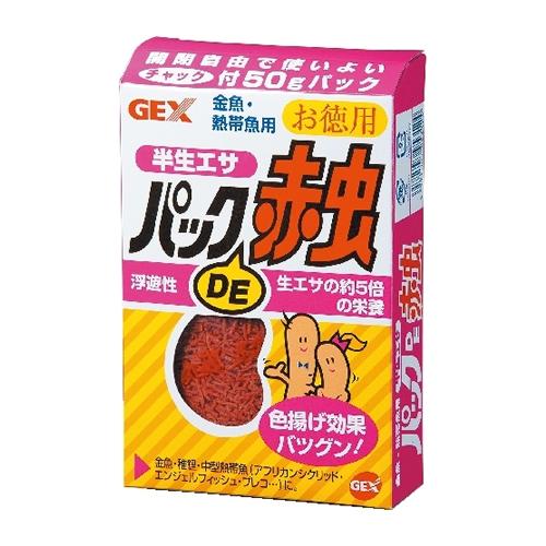 GEX パックDE赤虫 半生エサ