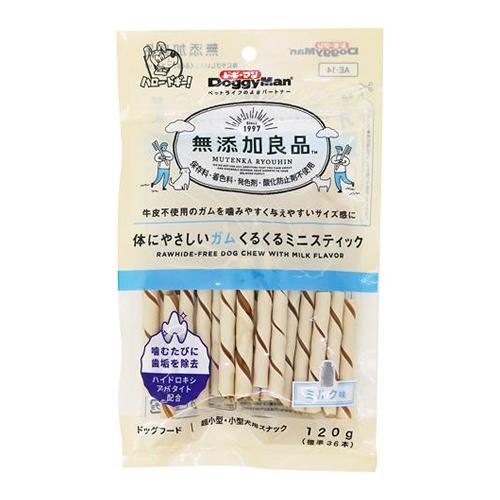 ドギーマン 無添加良品 体にやさしいガム くるくるミニスティック