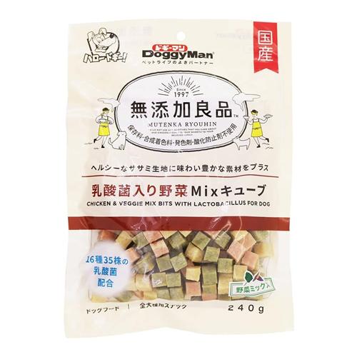 ドギーマン 無添加良品 乳酸菌入り野菜Mixキューブ