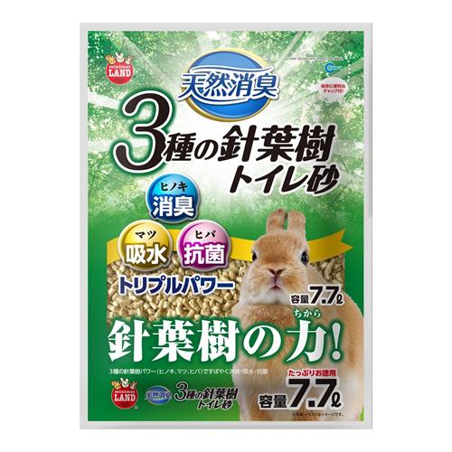 マルカン 天然消臭 3種の針葉樹トイレ砂 MR-639