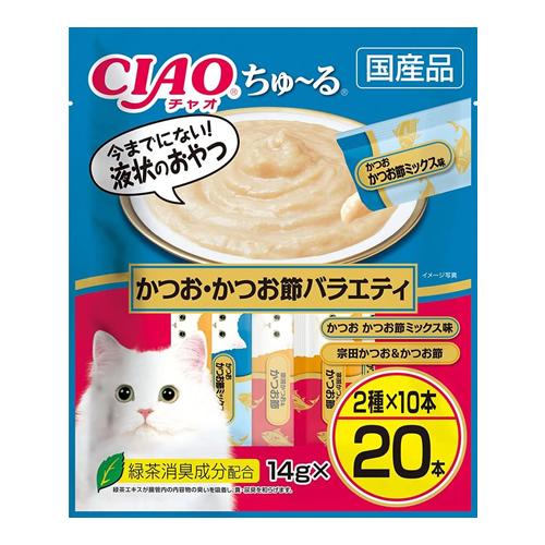 いなば 猫用おやつ CIAOちゅ〜る(チャオちゅーる) かつお・かつお節バラエティ