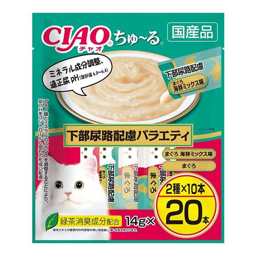 いなば 猫用おやつ CIAOちゅ〜る(チャオちゅーる) 下部尿路配慮バラエティ