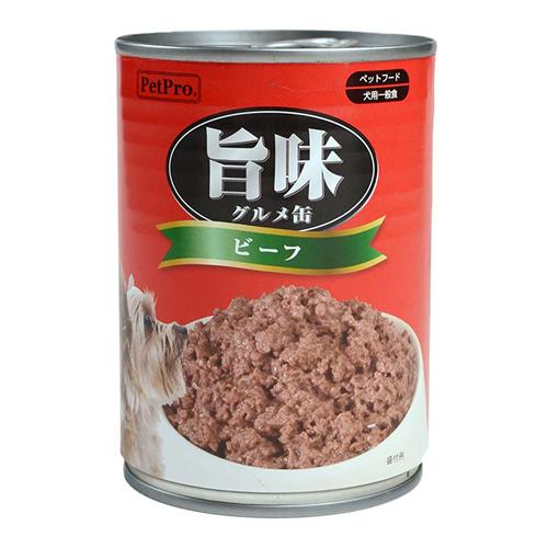 ペットプロ 犬用 旨味グルメ缶 ビーフ味