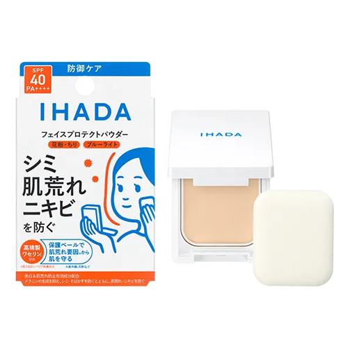 IHADA イハダ 薬用フェイスプロテクトパウダー 本体(コンパクト&パフ付き)