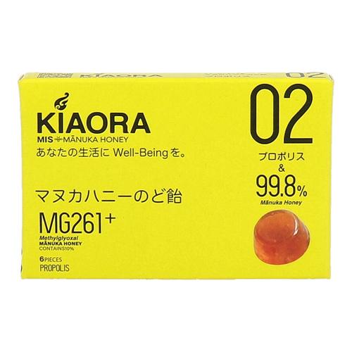 マヌカハニーのど飴 KIAORA(キオラ) 02 プロポリス