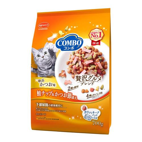 コンボ キャット かつお味・鮭チップ・かつお節添え