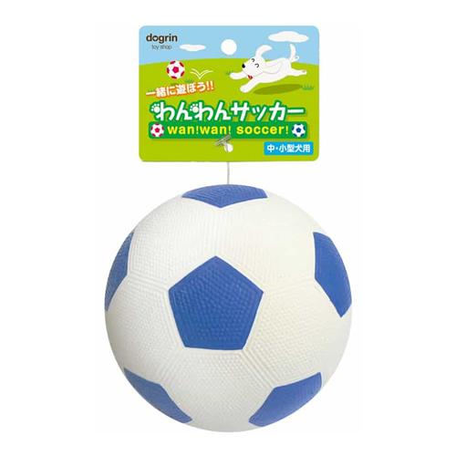 dogrin ボールおもちゃ わんわんサッカー 中・小型犬用