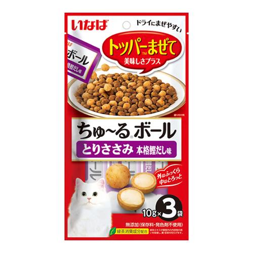 いなば 猫用 ちゅ〜るボール(ちゅーるボール) とりささみ本格鰹だし味