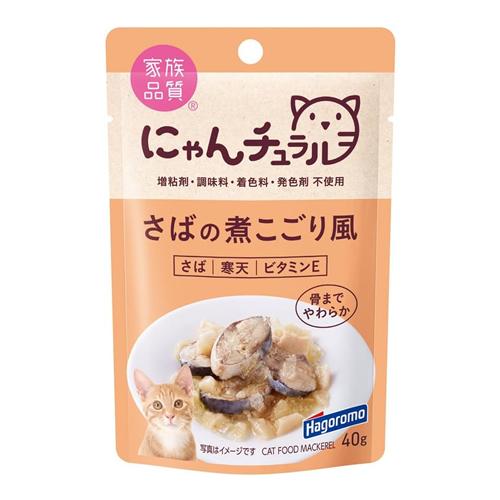 にゃんチュラル 猫用パウチ さばの煮こごり風