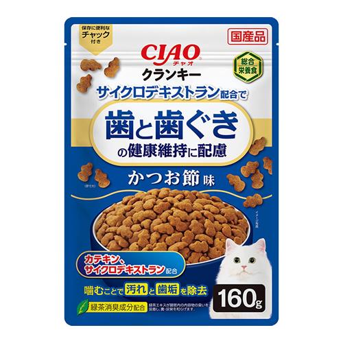 いなば 猫用総合栄養食 CIAOクランキー 歯と歯ぐきの健康維持に配慮 かつお節味