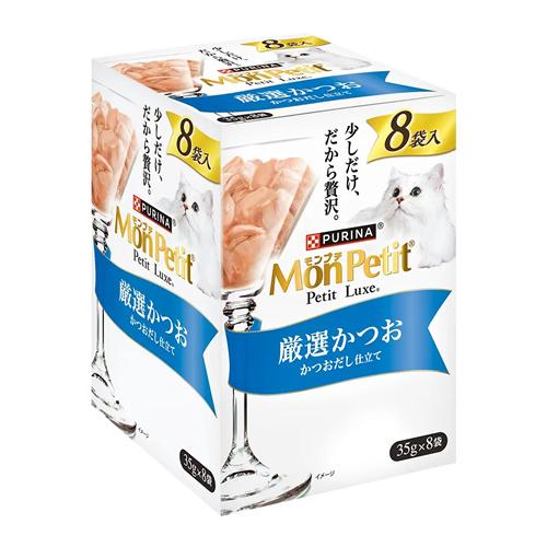 モンプチ プチリュクス パウチ 厳選かつお かつおだし仕立て