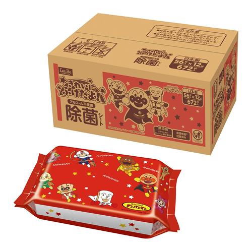 レック アンパンマン ノンアルコール除菌シート