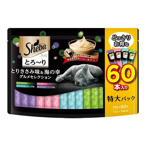 シーバ(Sheba) とろ〜りメルティ とりささみ味&海の幸グルメセレクション
