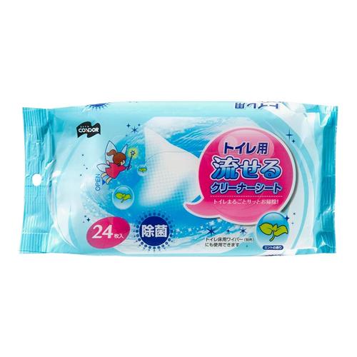 コンドル トイレ用流せるクリーナーシート