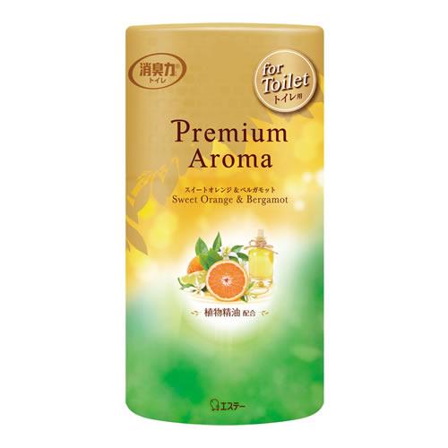 消臭力 トイレ用 Premium Aroma(プレミアムアロマ) スイートオレンジ&ベルガモット